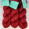 Délicatesse : fil mérinos superkid mohair coloris coquelicot