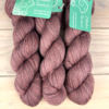 Délicatesse : fil mérinos superkid mohair coloris figue