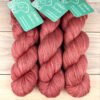 Délicatesse : fil mérinos superkid mohair coloris pamplemousse