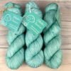 Fil de laine mérinos et soie coloris céladon