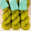 Fil de laine mérinos et soie coloris kiwi