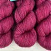 Fil de laine mérinos et soie coloris grenadine