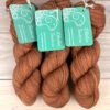 Robuste : fil de laine mérinos et nylon coloris caramel