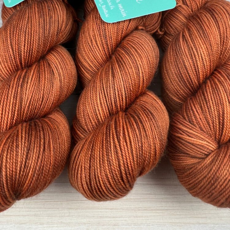 Robuste : fil de laine mérinos et nylon coloris Fox