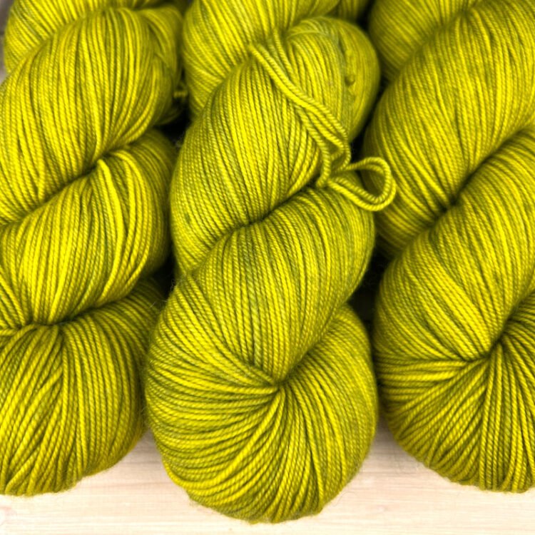 Robuste : fil de laine mérinos et nylon coloris Kiwi