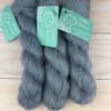 Duvet : fil superkid mohair et soie coloris bleu gris