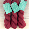 Harmonie : fil à tricoter d'été 100% bourrette de soie coloris coquelicot
