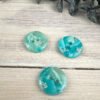Bouton pour tricot gemmes menthe glaciale