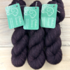 Yack : fil de laine mérinos, yack et nylon coloris aubergine