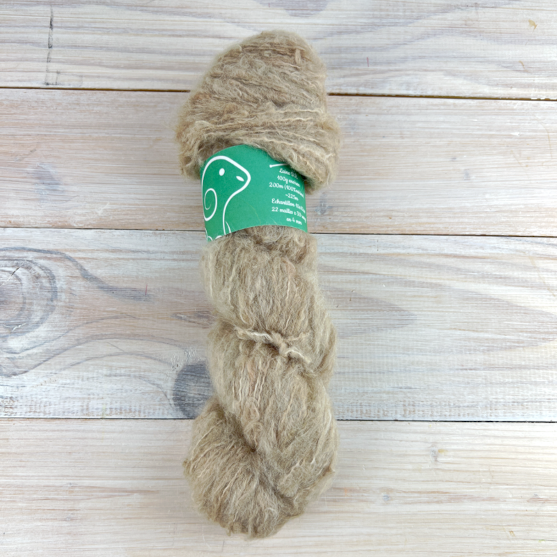 Yeti, bébé suri et soie, fil DK