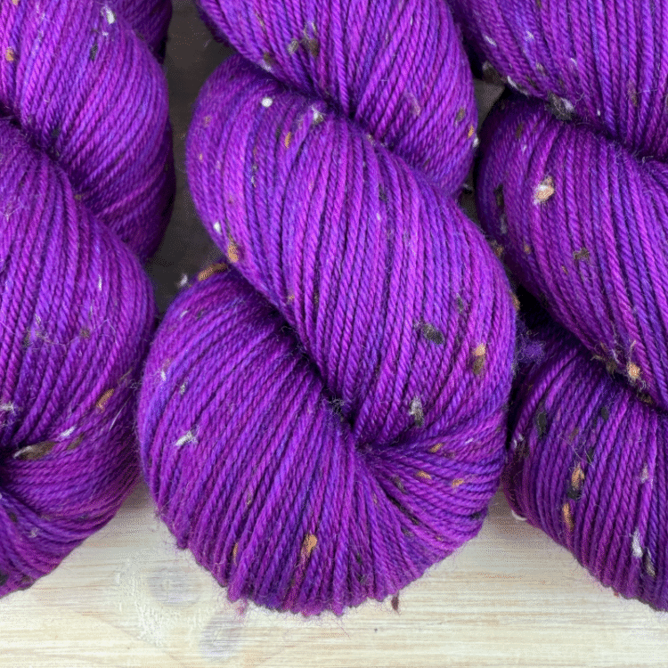 Tweed : fil de laine mérinos nylon et nep