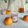 Petite bougie artisanale pêche